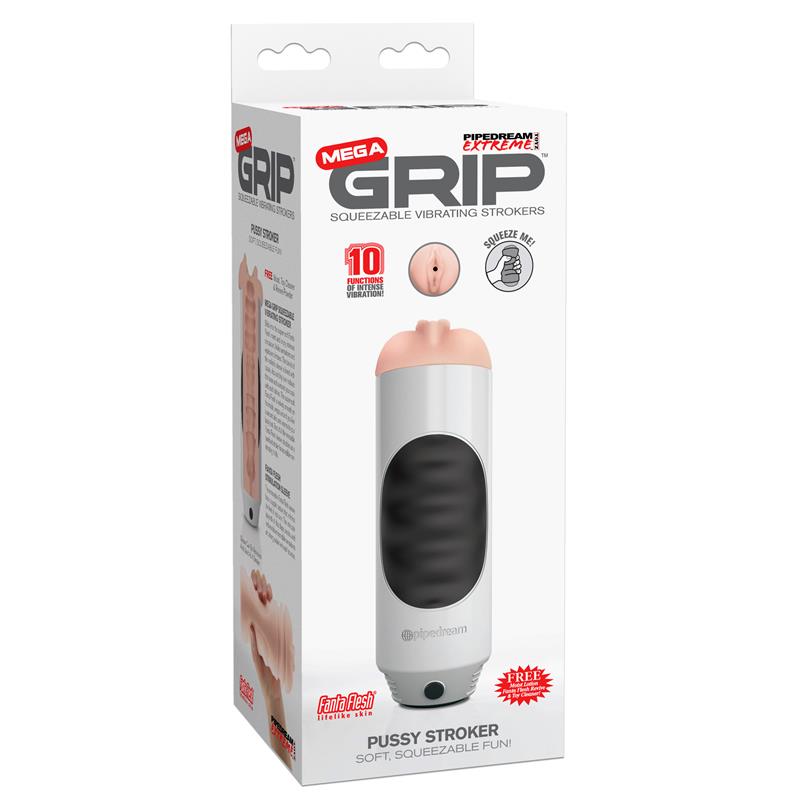 Masturbador Vibrador Mega Grip