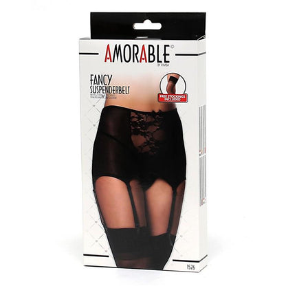 Liguero Ancho con Tanga Negros