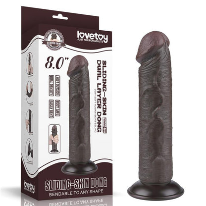 Dildo Dual Layer Piel Delizante 8