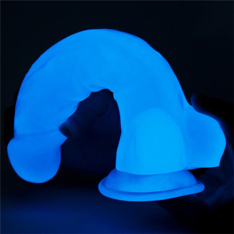 Dildo 85 Lumino Luz Azul