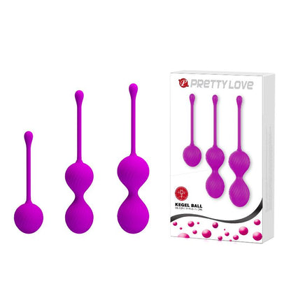 Pack 3 Bolas Kegel Color Rosa