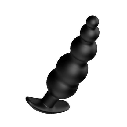 Plug Anal Burbujas Silicona Negro