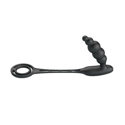 Plug Anal con Anillo para el Pene con Vibracion
