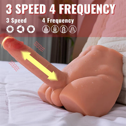 Peel Masturbador con Dildo y Ano Ass con Vibracion y Thrusting