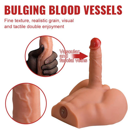 Peel Masturbador con Dildo y Ano Ass con Vibracion y Thrusting