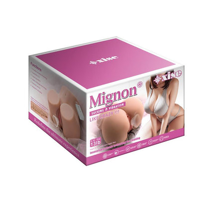 Masturbador Torso Mignon con Vibracion y Sucking 61 kg