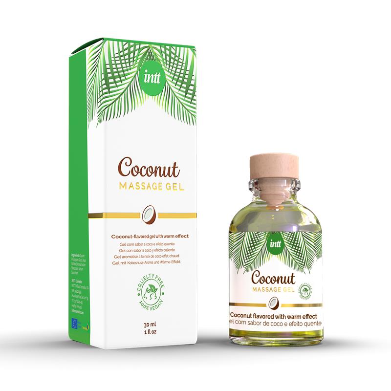 Gel de Masaje Coco 100 Vegano Besable 30 ml