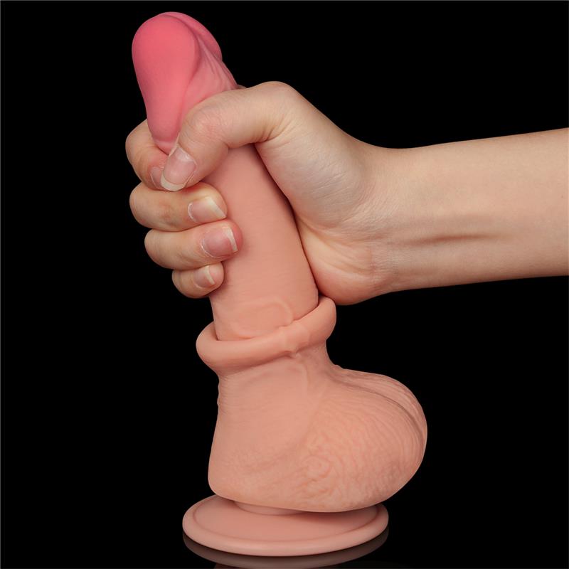 Dildo Dual Layer Piel Deslizante 75