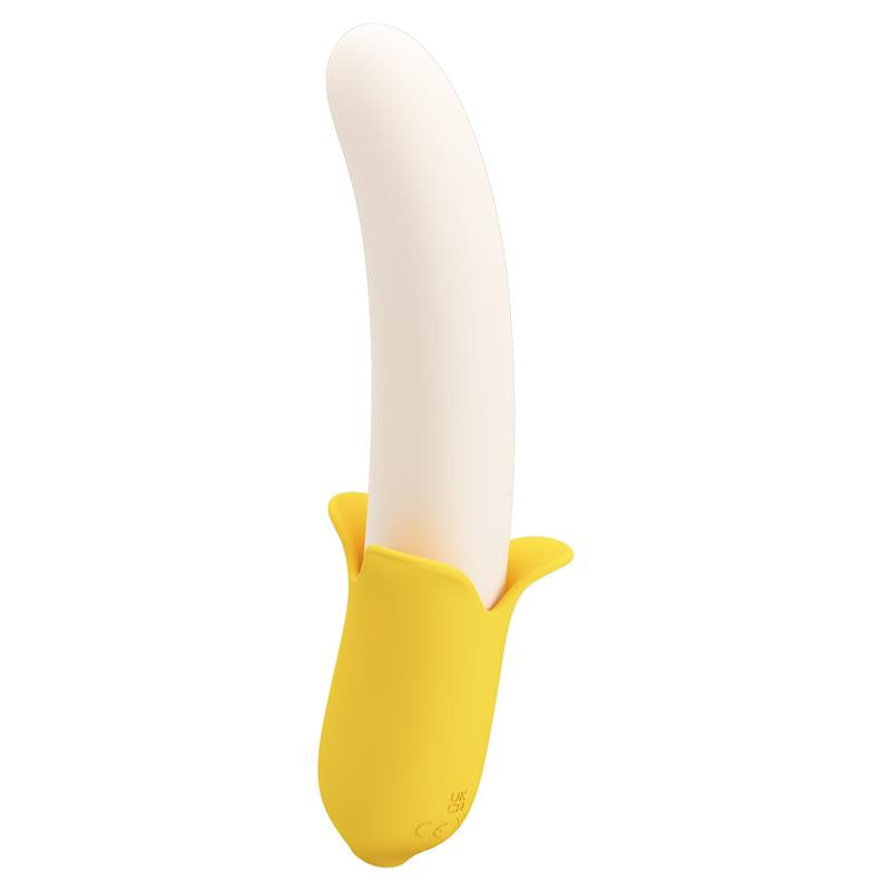 Banana Geek Vibrador con Thrusting USB