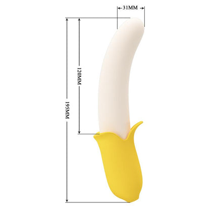 Banana Geek Vibrador con Thrusting USB