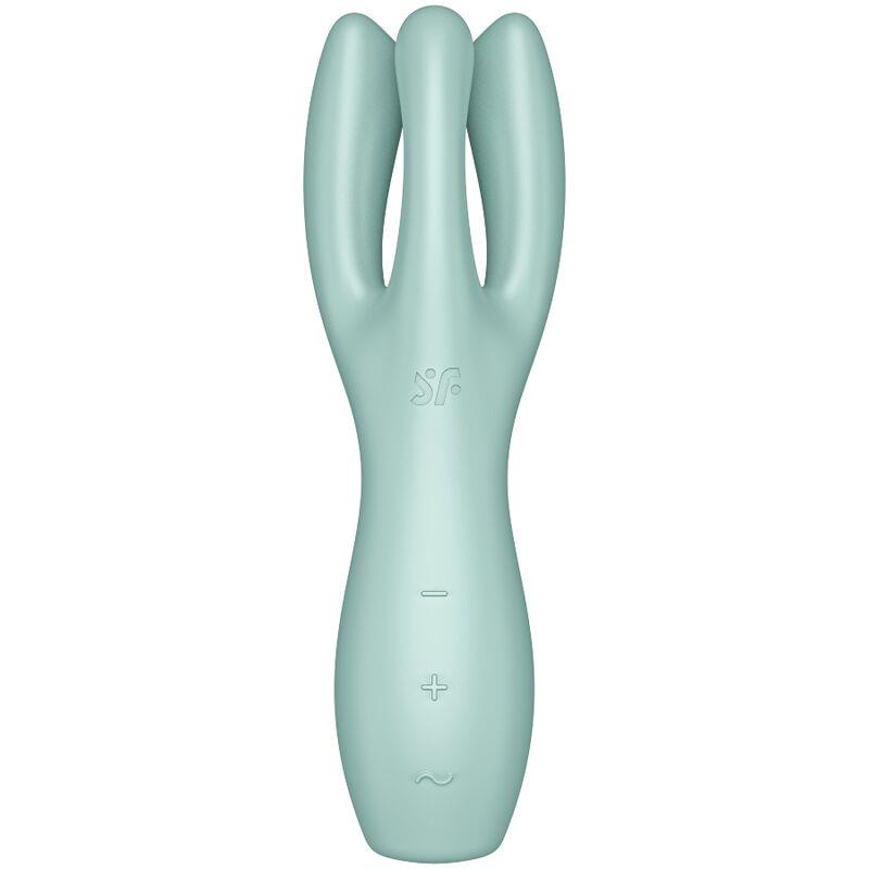 Threesome 3 Lay on Vibrador 3 Motores Menta