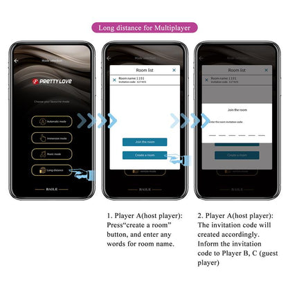 Aari Juguete para Parejas con Vibracion y Golpeteo y APP