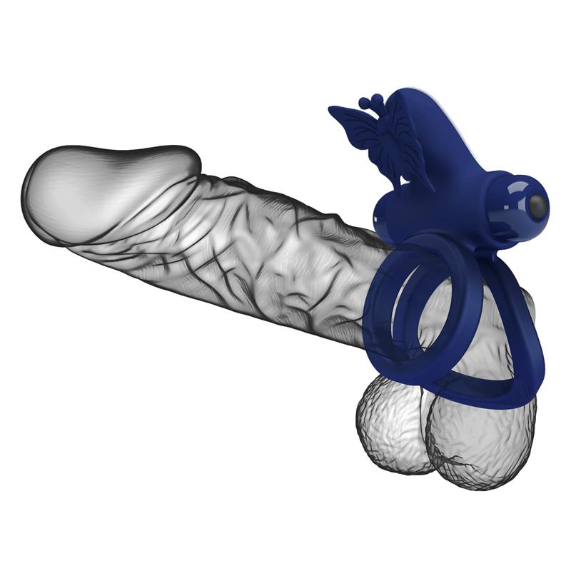 Anillo Doble para el Pene con Vibracion