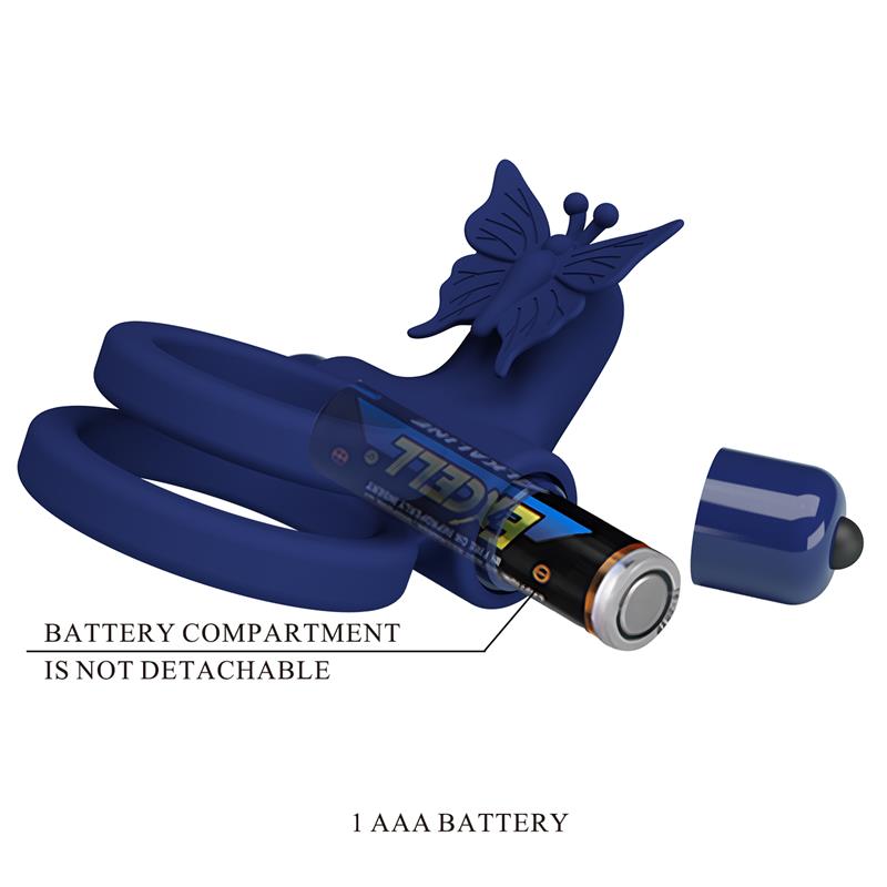 Anillo Doble para el Pene con Vibracion