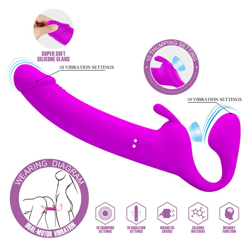Zanini Vibrador sin Arnes Silicona