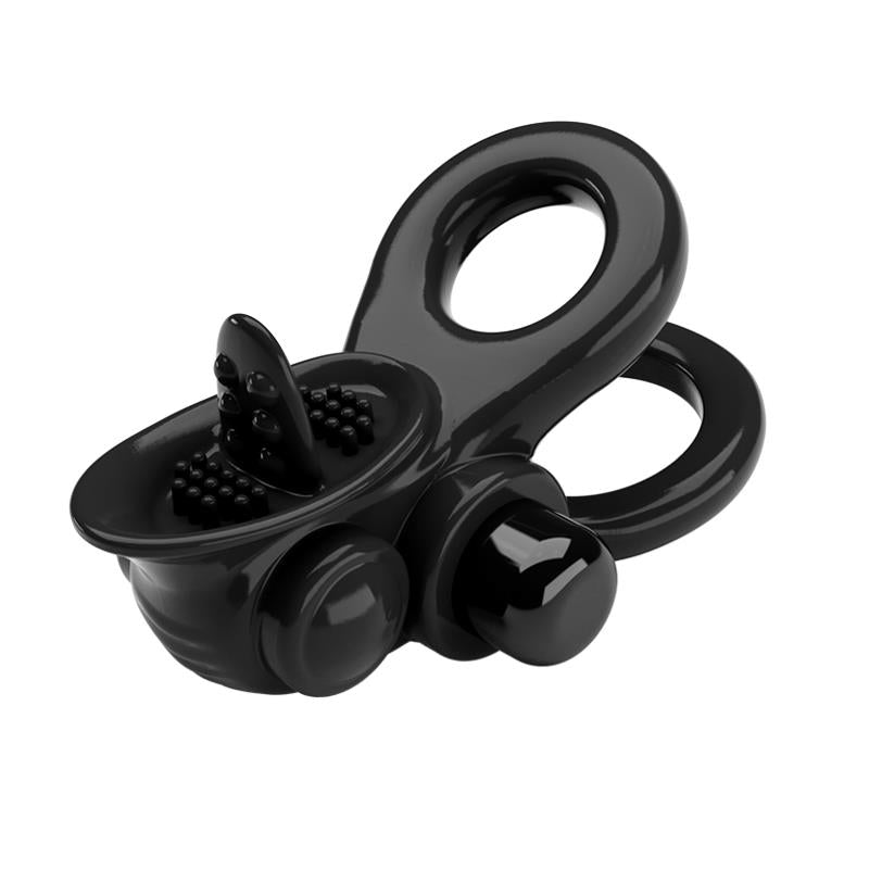 Passionate Anillo Doble para el Pene con Vibracion