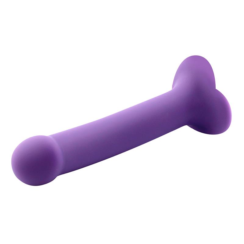 Bouncy Dildo Silicone Flexible Hiper Flexible 75 19 cm Talla L Purpura