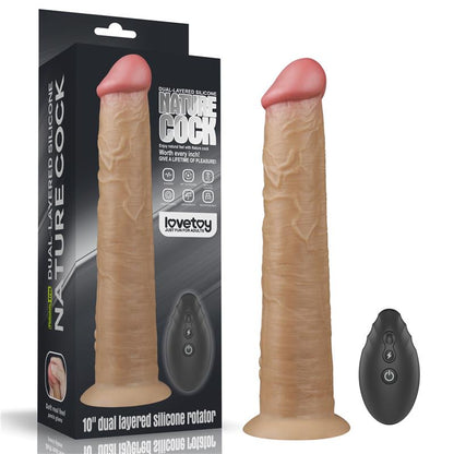 Vibrador Realista con Rotacion Doble Capa 10