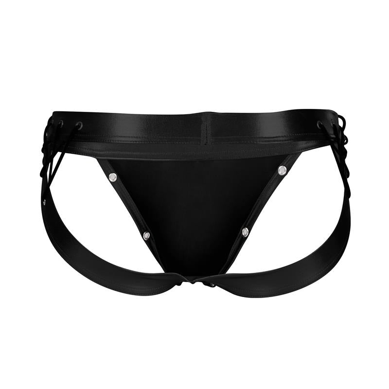 C4M14 Suspendorio Desire Leatherette Negro