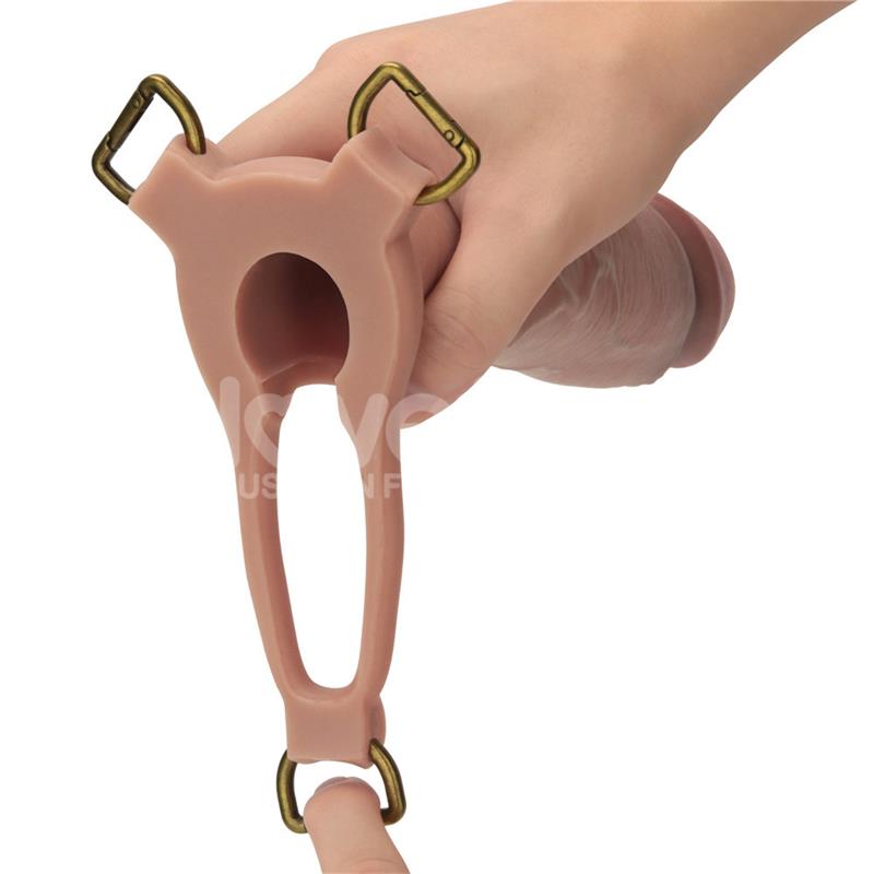 Ingen Arnes Ajustable con Dildo Hueco 9 Enhanced Set L XL 2XL