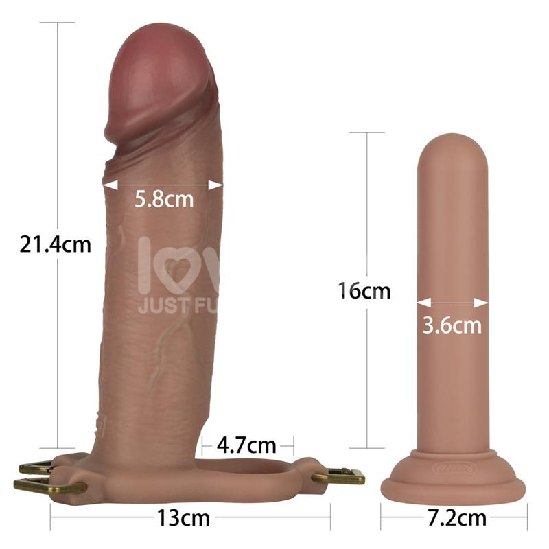 Ingen Arnes Ajustable con Dildo Hueco 9 Enhanced Set L XL 2XL