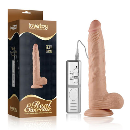 Dildo Real Extreme con Vibracion 95 Natural