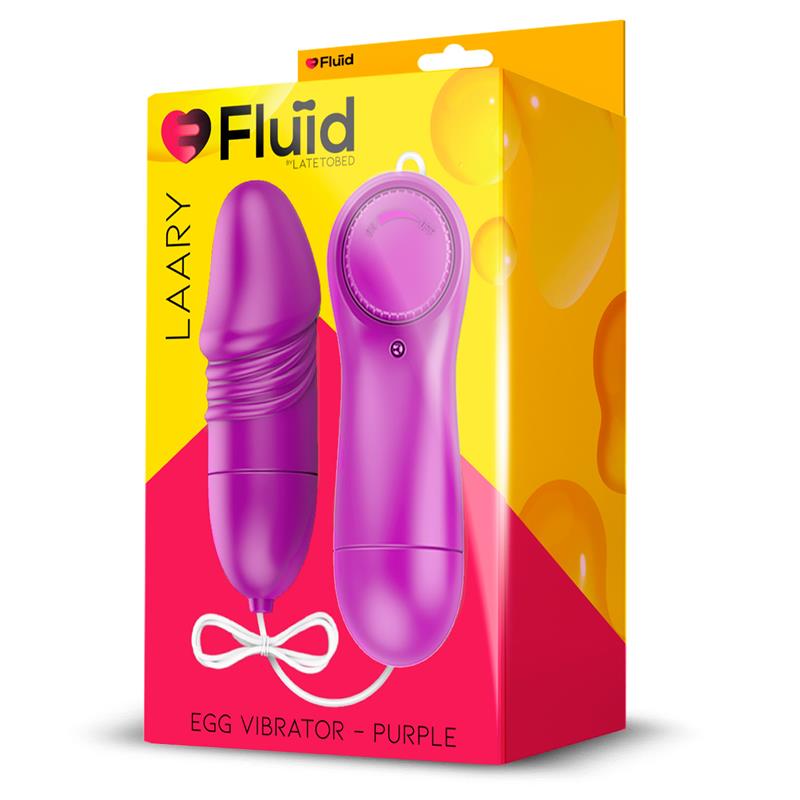 Laary Huevo Vibrador Multi Velocidad Control Remoto Purpur