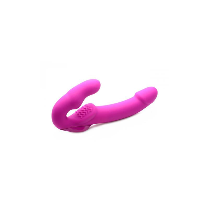 Evoke Vibrador Doble sin Arnes USB Rosa