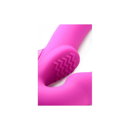 Evoke Vibrador Doble sin Arnes USB Rosa