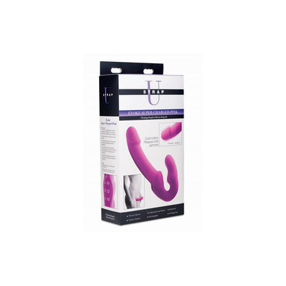 Evoke Vibrador Doble sin Arnes USB Rosa