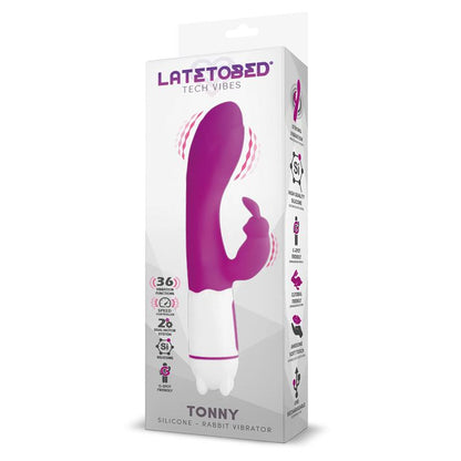 Tonny Vibrador USB Punto G 36 Funciones Silicona Purpura