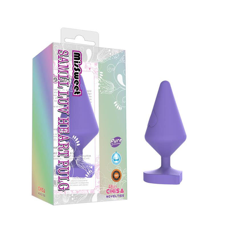 Plug Anal Luv Heart Large Purpura