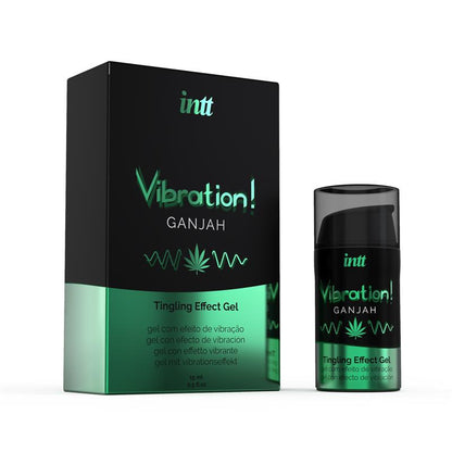 Gel Vibrador Efecto Calor Ganjah 15ml