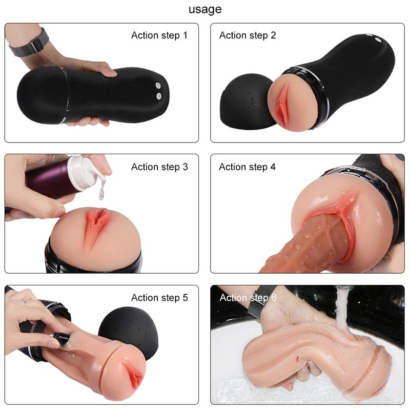 Masturabdor con Vibrador USB Tiny Man