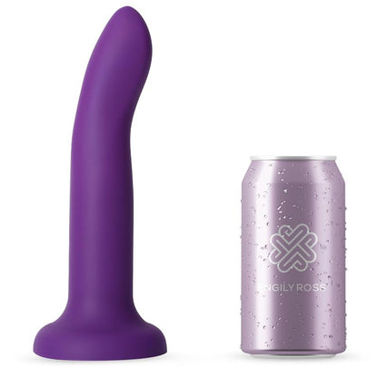 Dildo que Cambia de Color Pupura a Rosa Talla L 21 cm