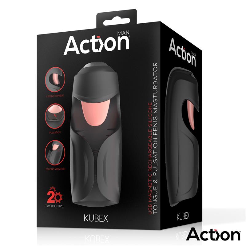 Kubex Masturbador con Lengua Pulsacion y Vibracion