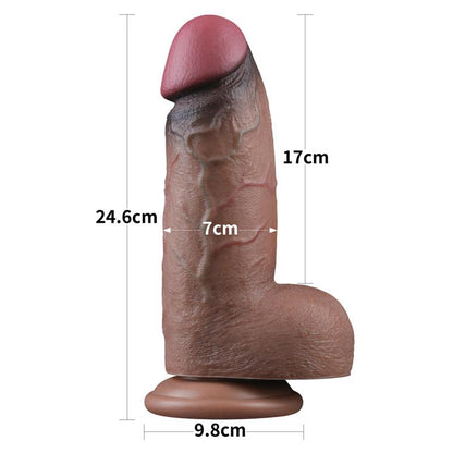 Dildo Silicona Dual Layered XXL 95