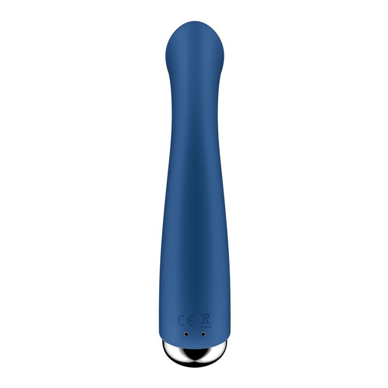 Spinning G Spot 1 Vibrador y Rotador Azul