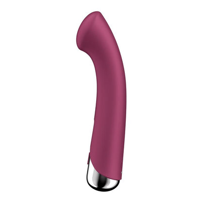 Spinning G Spot 1 Vibrador y Rotador Rojo