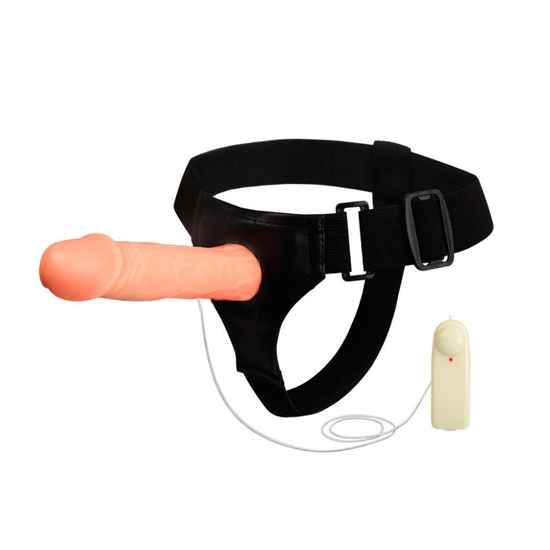 Arnes con Dildo Hueco Jessica 18 cm