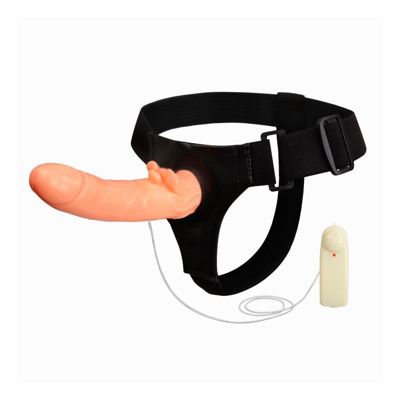 Baile Arnes con Dildo y Control Remoto 18 cm