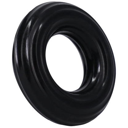Ribbed Donut - Cockring Black