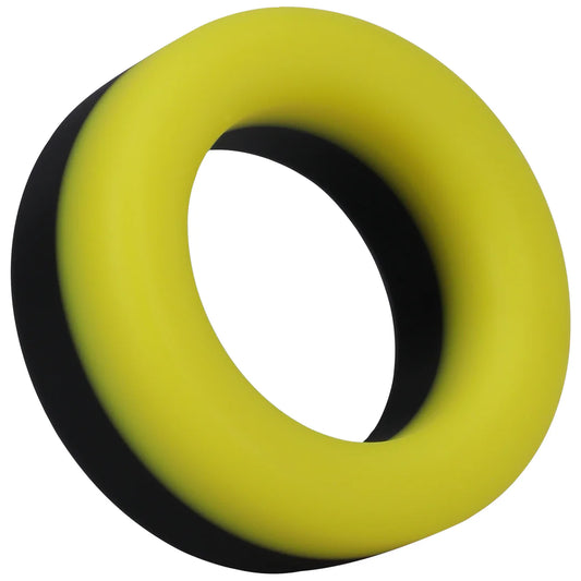 The Big O - Cockring amarillo/negro