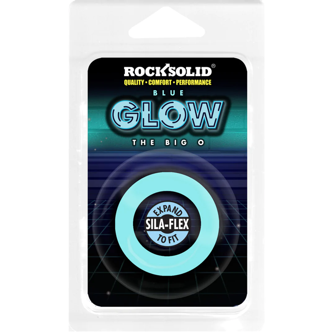 The Big O - Cockring fluorescente  azul electrico