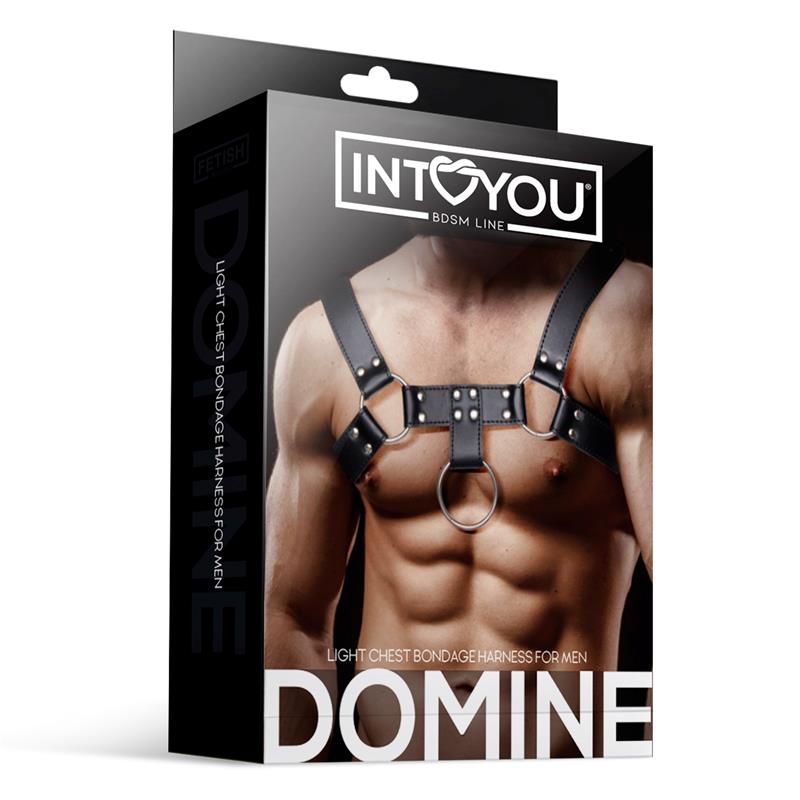 Domine Arnes Masculino para Bondage Cuero Vegano