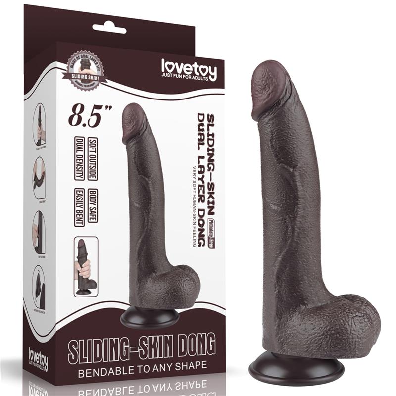 Dildo Dual Layer Piel Deslizante 85