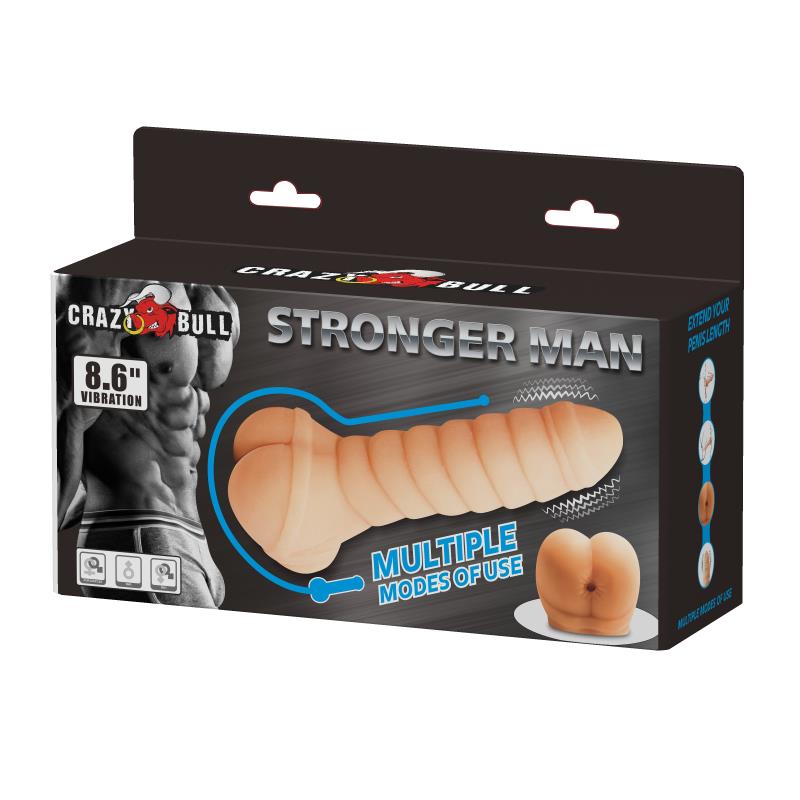 Funda para el Pene y Estimulador Stronger Man 86