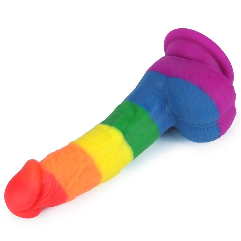 Dildo Prider 8 Silicona Liquida LGBT