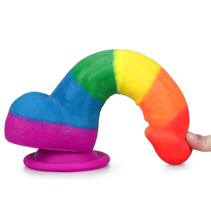 Dildo Prider 8 Silicona Liquida LGBT