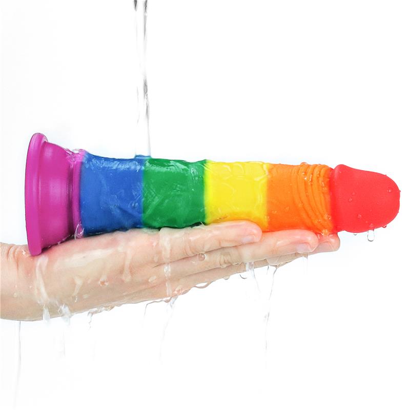 Dildo Prider 7 Silicona Liquida LGBT